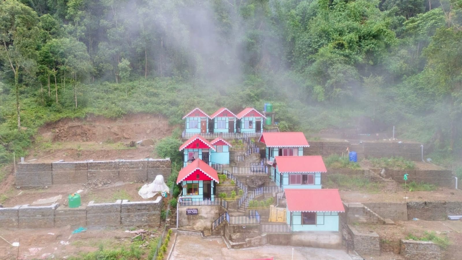 Kanchenjunga Vista buildings among the Pabong hills